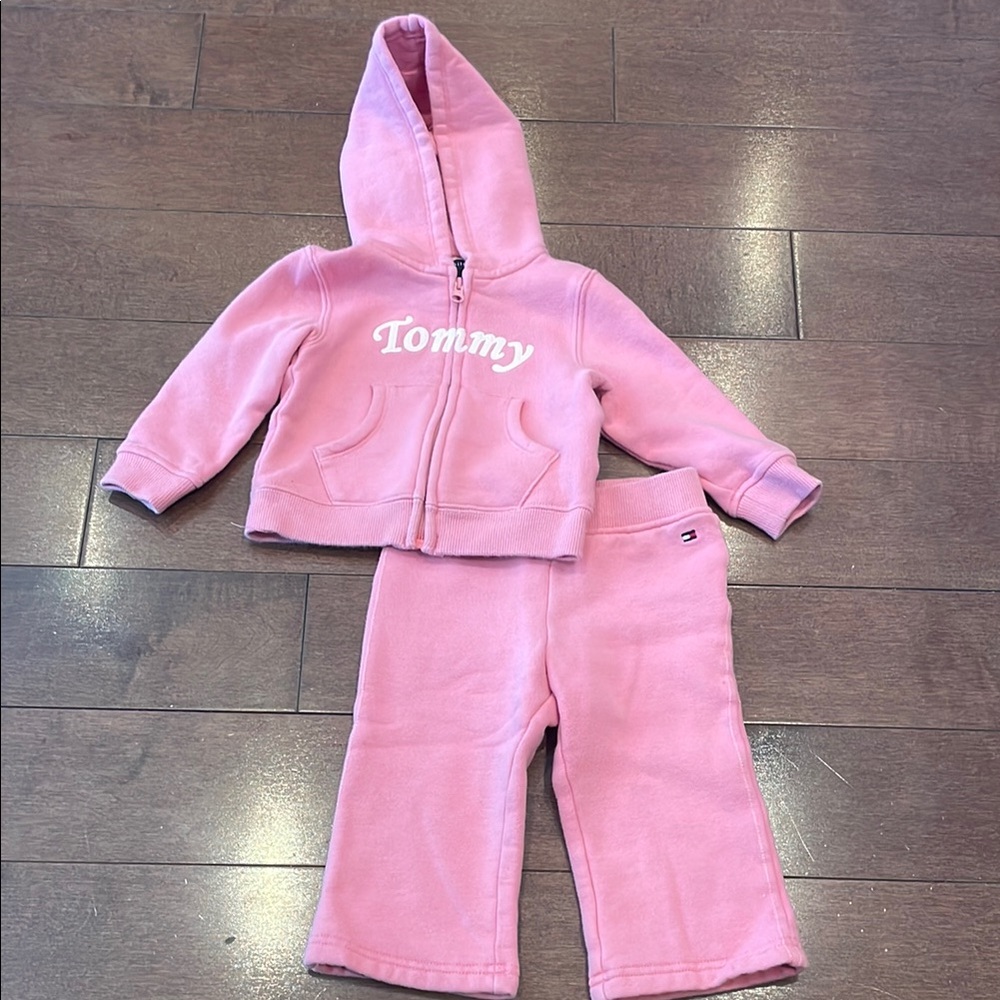 Tommy Hilfiger Pink Baby Outfit